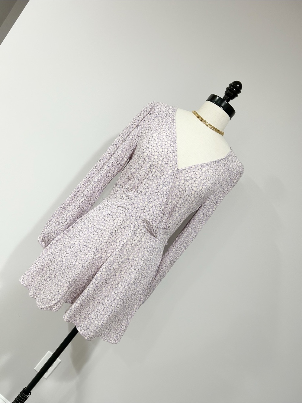 American Eagle Outfitters Lavender Floral Tank jumpsuit